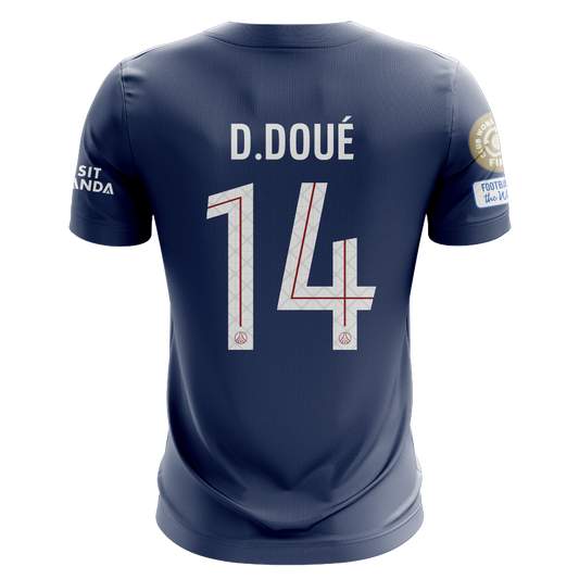 Camisola FC Paris Saint-Germain 2025-26 Principal CWC Versão Adepto D.DOUÉ #14