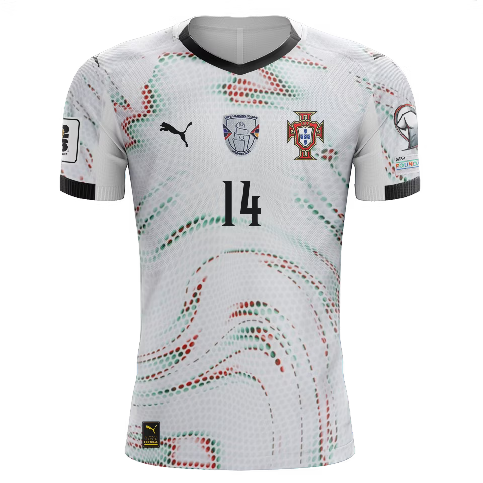 Camisola Portugal 2025 Alternativa Versão Adepto G. INÁCIO #14