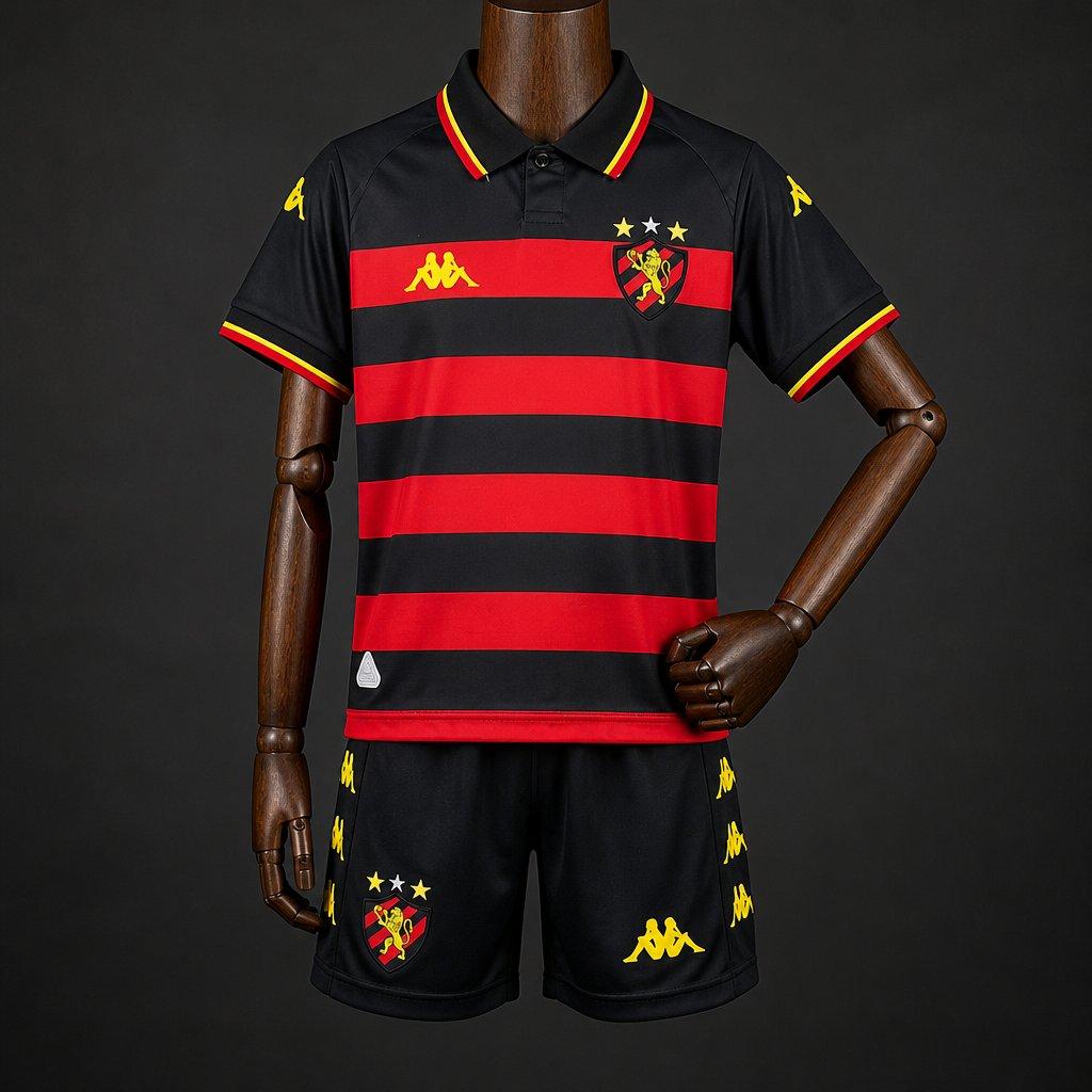 Kit Criança SC Sport Recife 2026-27 Principal Liso