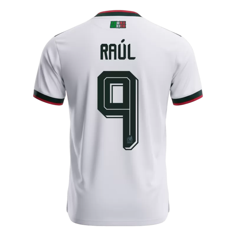 Camisola Mexico 2026 Alternativa Branca Versão Adepto RAÚL #9