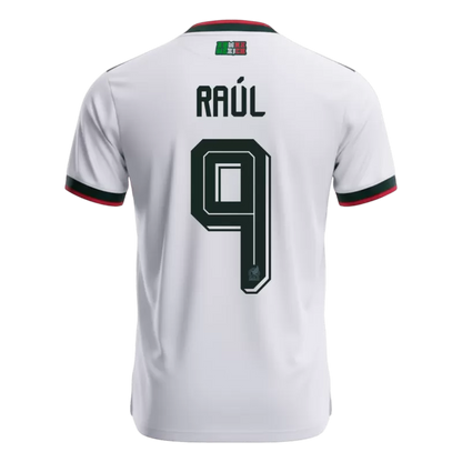 Camisola Mexico 2026 Alternativa Branca Versão Adepto RAÚL #9