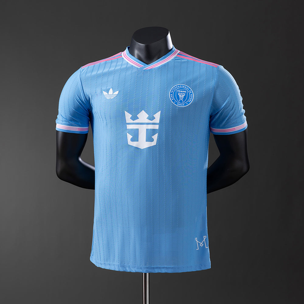 Camisola Inter Miami CF 2025-26 Alternativa Azul Versão Jogador