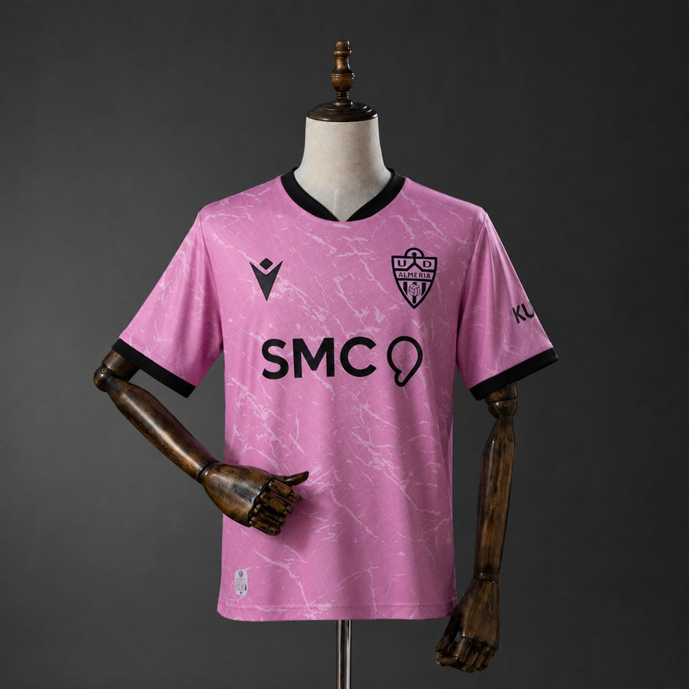 Camisola UD Almeria 2026-27 Alternativa Rosa Versão Adepto