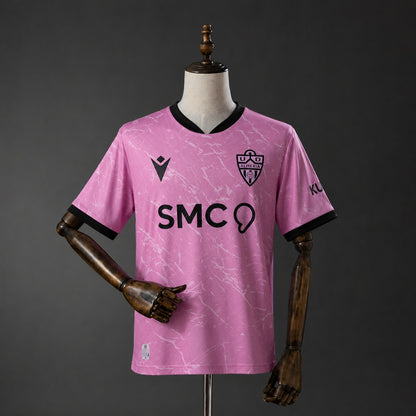 Camisola UD Almeria 2026-27 Alternativa Rosa Versão Adepto