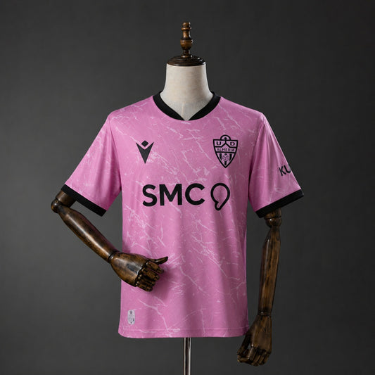 Camisola UD Almeria 2026-27 Alternativa Rosa Versão Adepto