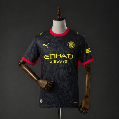 Camisola Girona FC 2026-27 Alternativa Preta Versão Adepto