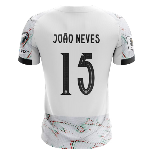 Camisola Portugal 2025 Alternativa Versão Adepto JOÃO NEVES #15