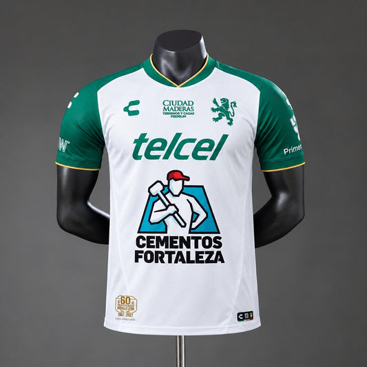 Camisola Club Leon 2026-27 Alternativa Branca Versão Jogador