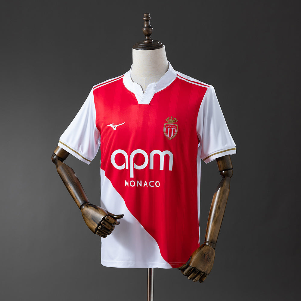 Camisola AS Monaco 2025-26 Principal Versão Adepto