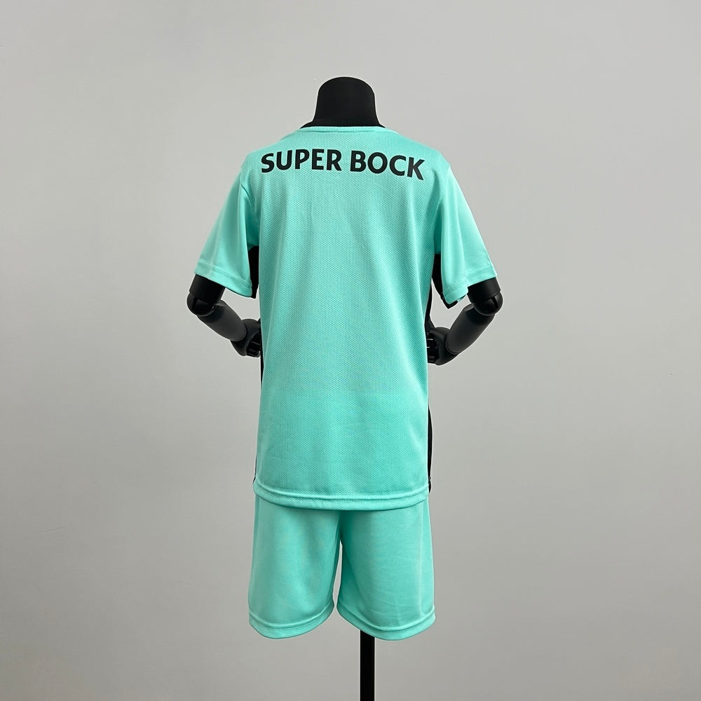 Kit Criança SCP 2025-26 Alternativo Verde Claro