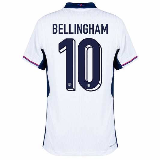 Camisola Inglaterra 2024 Principal Versão Adepto BELLINGHAM #10