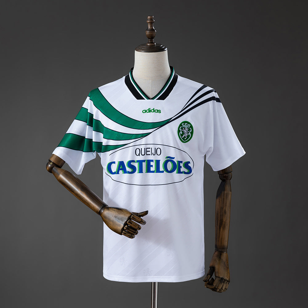 Camisola SCP 1994-95 Alternativa Branca Versão Adepto
