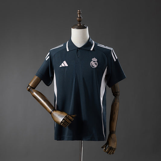 Polo Real Madrid CF 2025-26 Preto/Rosa