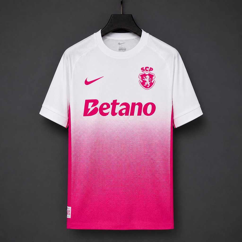 Camisola S.C.P. 2026-27 Edição Pink October Versão Adepto