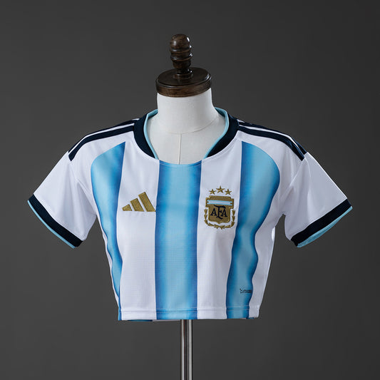 Crop Top Mulher Argentina 2026 Principal