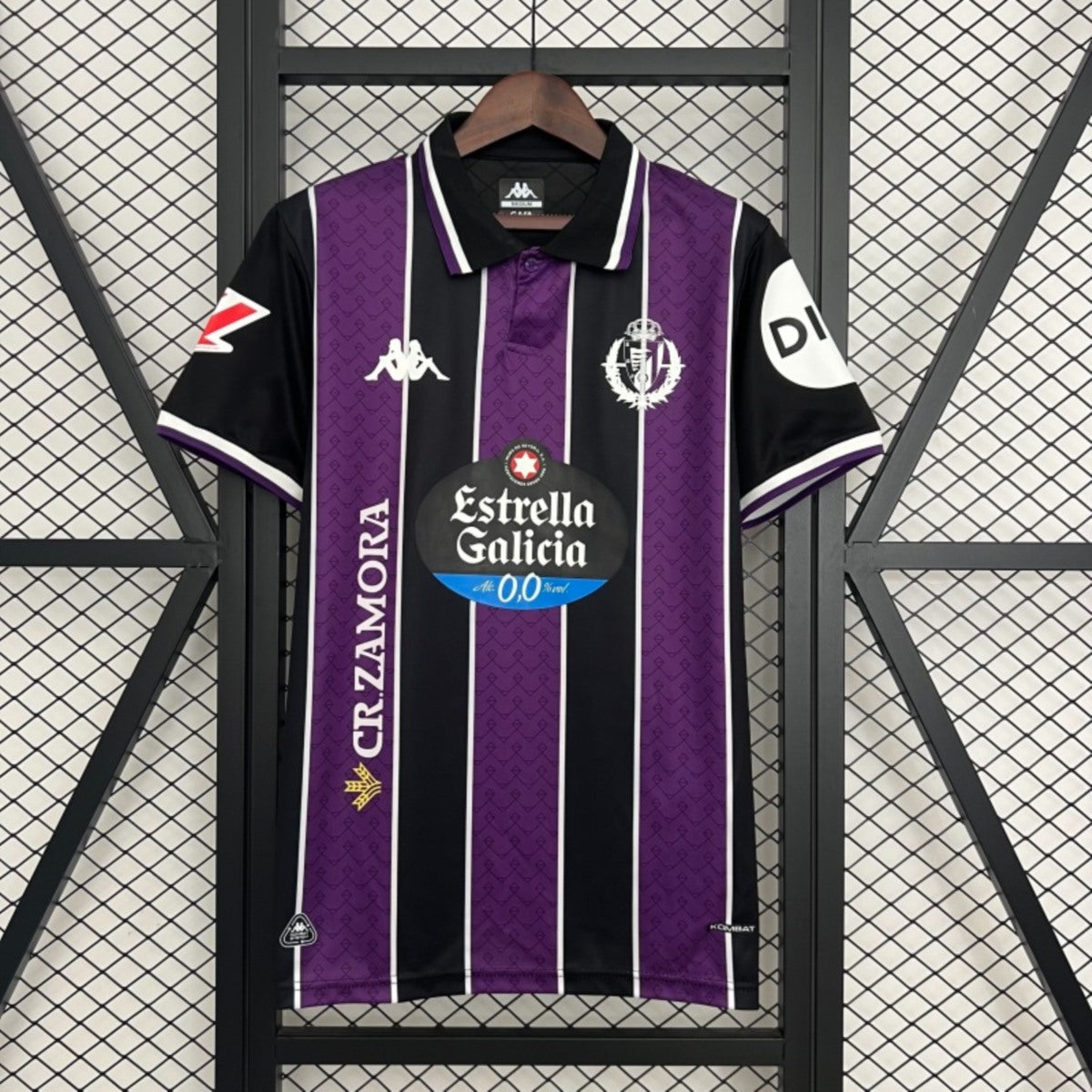 Camisola Real Valladolid CF 2025-26 Alternativa Preta Versão Adepto