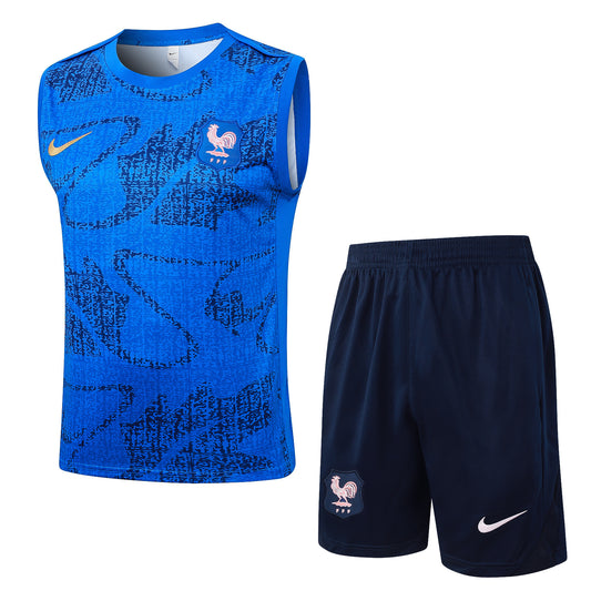 Kit Treino Manga Cava França 2025