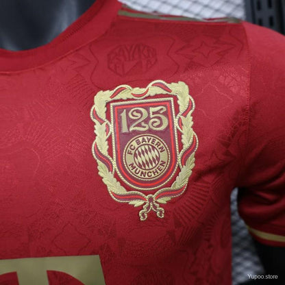 Camisola FC Bayern Munique 2024-25 Edição 125º Aniversario Versão Jogador