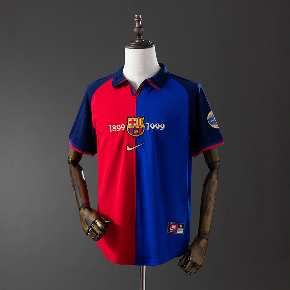 Camisola FC Barcelona 1999-00 Principal Versão Adepto