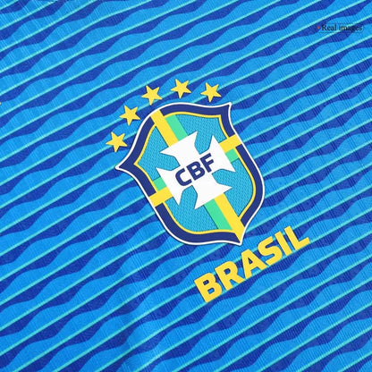 Camisola Brasil 2024 Alternativa Azul Versão Adepto