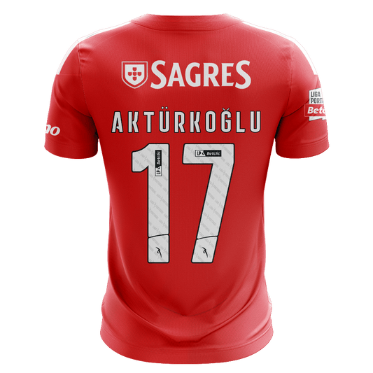 Camisola S.L.B. 2024-25 Principal Versão Adepto AKTURKOGLU #17