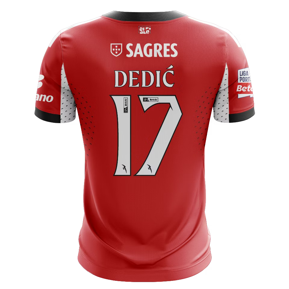 Camisola SLB 2025-26 Principal Versão Adepto DEDIC #17