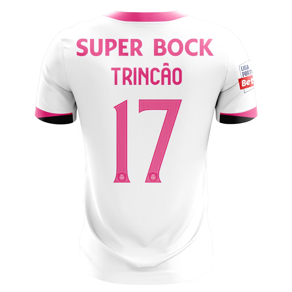 Camisola SCP 2025-26 Edição Pink October Versão Adepto TRINCÃO #17