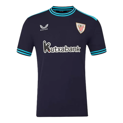 Camisola Athletic Club Bilbao 2025-26 Alternativa Azul Versão Adepto