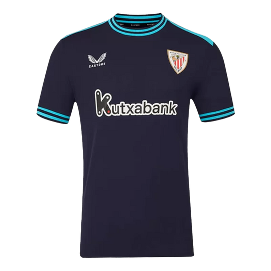 Camisola Athletic Club Bilbao 2025-26 Alternativa Azul Versão Adepto
