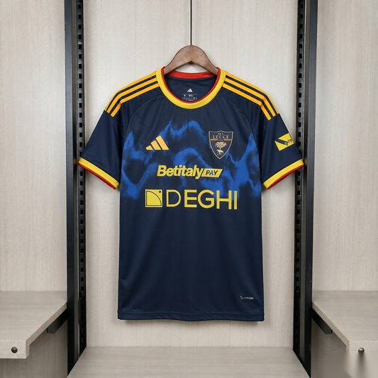 Camisola US Lecce 2026-27 Alternativa Azul Versão Adepto