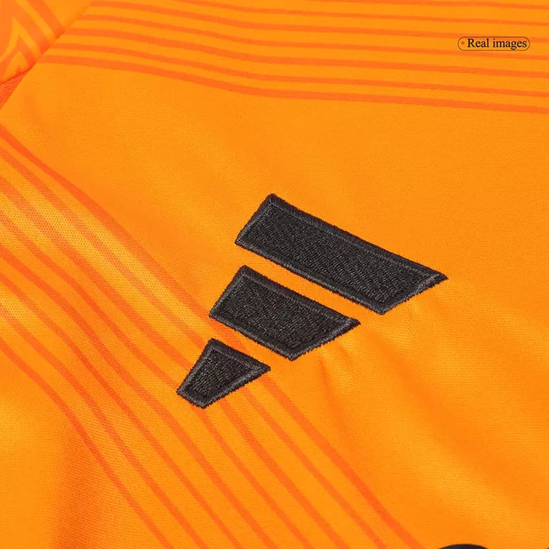 Camisola Manga Comprida Real Madrid CF  2024-25 Alternativa Laranja Versão Adepto