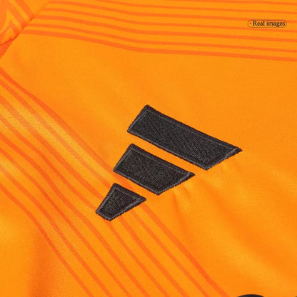 Camisola Manga Comprida Real Madrid CF  2024-25 Alternativa Laranja Versão Adepto