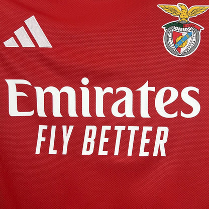 Camisola Manga Comprida SLB 2025-26 Principal Versão Adepto
