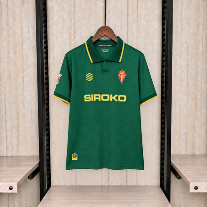 Camisola Real Sporting de Gijón 2026-27 Alternativa Verde Versão Adepto