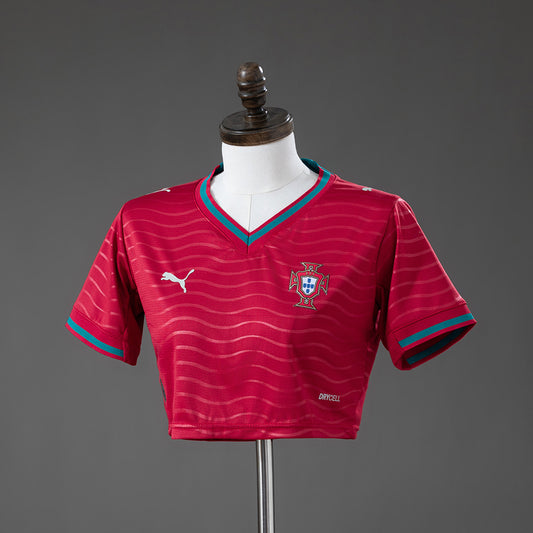 Crop Top Mulher Portugal 2026 Principal