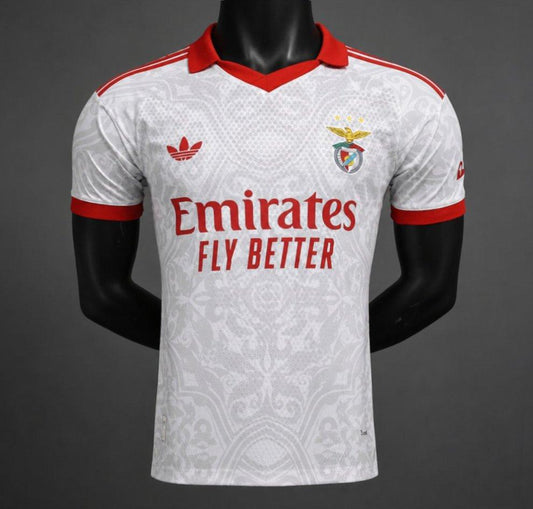Camisola S.L.B. 2026-27 Alternativa Branca Versão Jogador