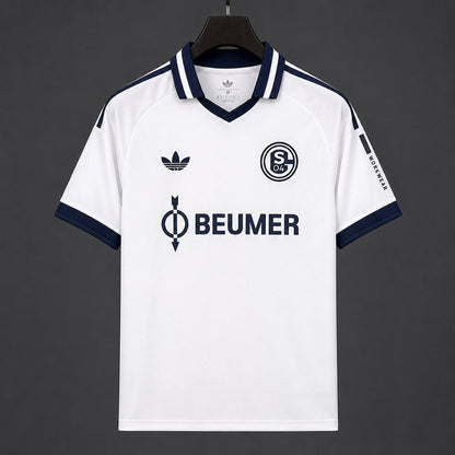 Camisola Schalke 04 2026-27 Alternativa Branca Versão Adepto