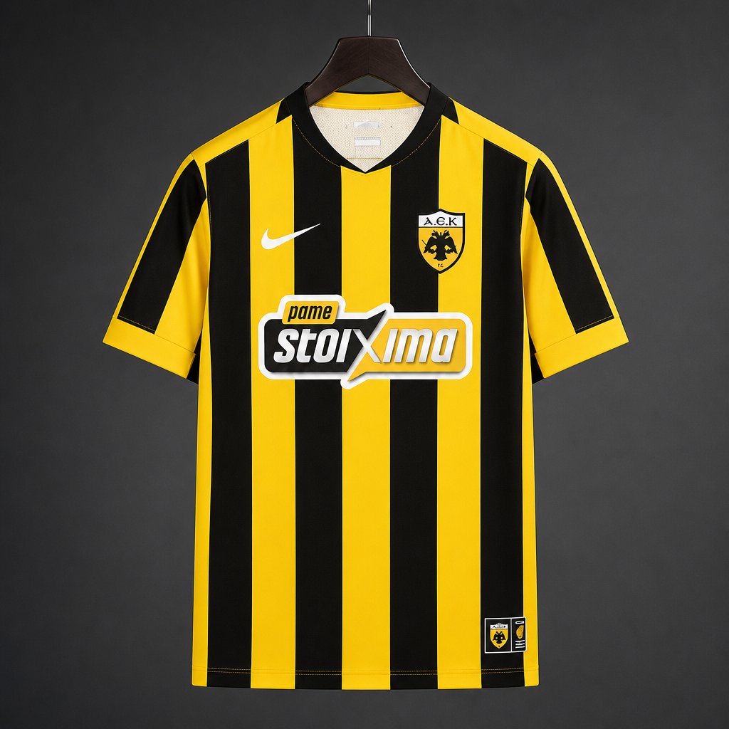 Camisola AEK Atenas 2026-27 Principal Versão Adepto