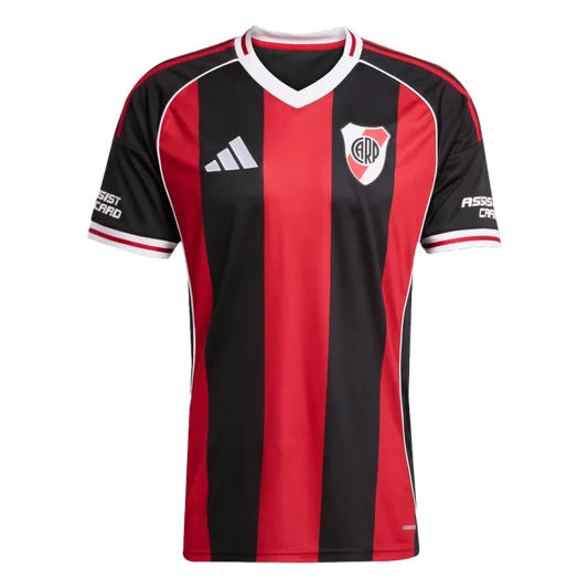 Camisola CA River Plate 2025-26 Alternativa Preta Versão Adepto