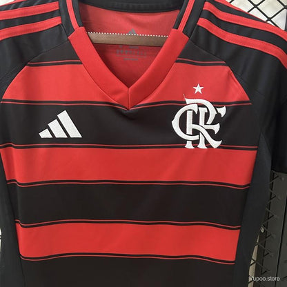 Camisola CR Flamengo 2025-26 Principal Lisa Versão Mulher