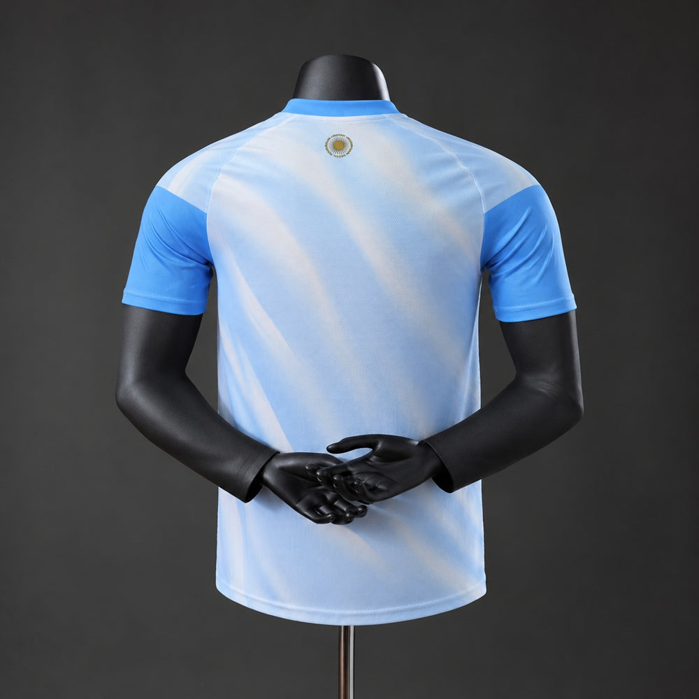 Camisola Argentina 2026 Pre-Match Messi Tribute Versão Jogador