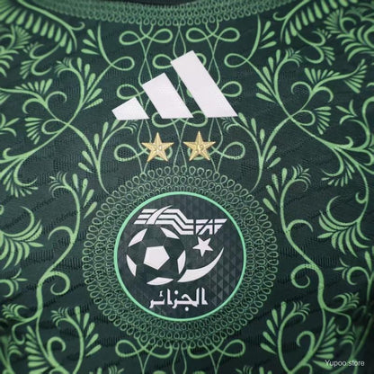 Camisola Argelia 2024 Alternativa Verde Versão Jogador
