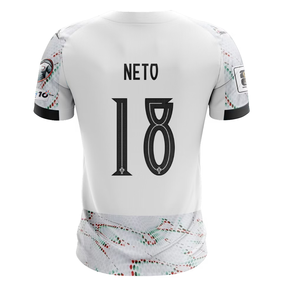 Camisola Portugal 2025 Alternativa Versão Adepto NETO #18