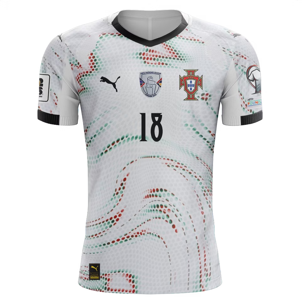 Camisola Portugal 2025 Alternativa Versão Adepto NETO #18