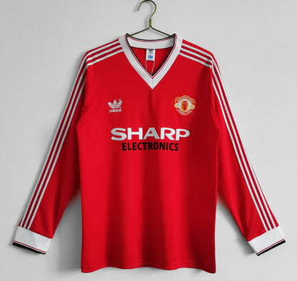 Camisola Manga Comprida M-United 1982-83 Principal