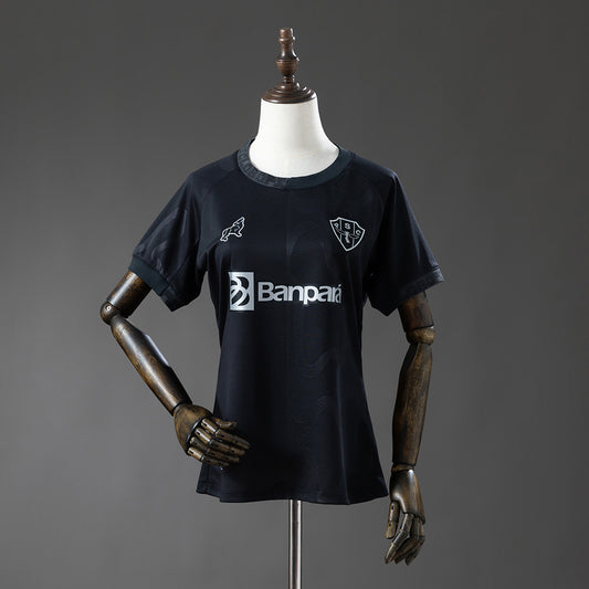 Camisola Paysandu SC 2025-26 Alternativa Preta Versão Mulher