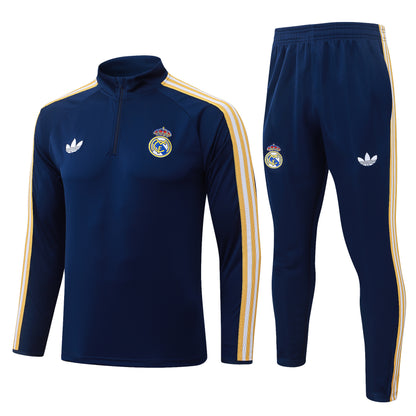 Fato de Treino Real Madrid CF 2026-27 - Camisola com Fecho