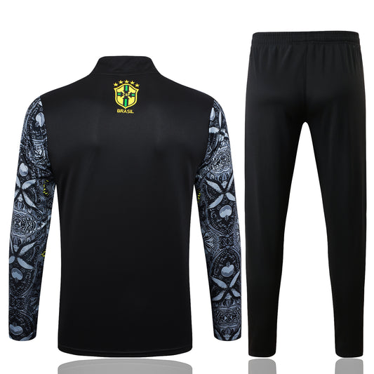 Fato de Treino Brasil 2024 - Camisola com Fecho