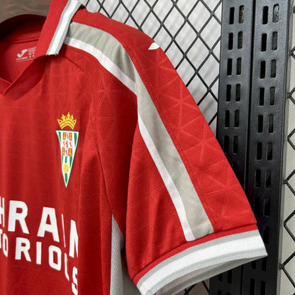 Camisola Cordoba CF 2025-26 Alternativa Vermelha Versão Adepto