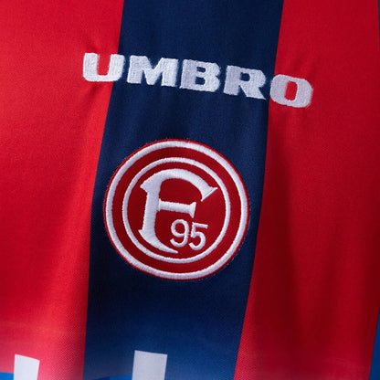 Camisola Fortuna Dusseldorf 95 1997-98 Principal Versão Adepto